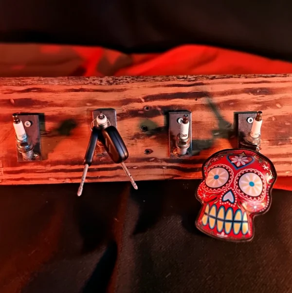 MANCAVE-Spark Plugs Coat Hooks-1
